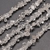 Natural Quartz Crystal Chip Beads Strands X-G-M205-01-1