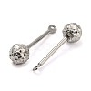 Tarnish Resistant 304 Stainless Steel Threaded Ball Eyepin STAS-M330-01B-P-2