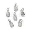 SHEGRACE Brass Micro Pave Cubic Zirconia Pendants XGRQ3D148-478P-2