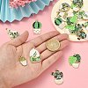 30Pcs 6 Styles Alloy Enamel Pendants ENAM-CJ0004-91-4