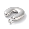 Rack Plating Brass Balloon Letter Pendants KK-C050-01P-U-2