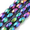 Electroplated Synthetic Non-magnetic Hematite Beads Strands G-P545-G02-02B-1