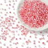70G Transparent Spray Painted Glass Beads EGLA-YW0005-30F-1