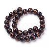 Handmade Gold Foil Lampwork Beads Strands FOIL-L016-B06-1