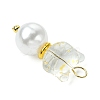 2Pcs Glass Beads Pendants PALLOY-JF03385-5