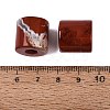 Natural Red Jasper European Beads G-P520-05P-2
