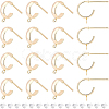 16Pcs Brass Stud Earring Findings KK-BC0008-50-1
