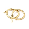 PVD Vacuum Plating 201 Stainless Steel Hoop Earrings with 304 Stainless Steel Pins for Women EJEW-D279-12G-05-2