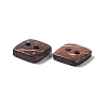 Square Carved 2-hole Basic Sewing Button NNA0YYM-3