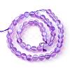 Synthetic Moonstone Beads Strands G-R375-6mm-A09-2