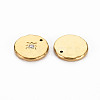 Ion Plating(IP) 304 Stainless Steel Charms STAS-N097-091LG-NR-2
