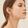 30Pcs Rack Plating Eco-friendly Brass Earring Hooks KK-BBC0027-53-6