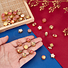 36Pcs 9 Styles Alloy Enamel European Beads ENAM-GA0001-15-3