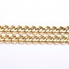 3.28 Feet Ion Plating(IP) 304 Stainless Steel Cuban Link Chains X-CHS-H020-06G-1