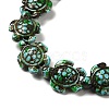 Synthetic Turquoise Dyed Beads Strands G-P507-05D-4