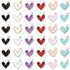 24Pcs 12 Colors Rack Plating Alloy Enamel Charms ENAM-FS0002-75-2