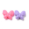 Rubberized Style Acrylic Beads SACR-P018-01M-2