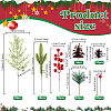 160Pcs Resin & Pvc Artificial Pine Needle Branches FIND-PH0025-62-5