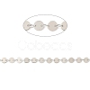 Anti-Tarnish Rhodium Plated 925 Sterling Silver Flat Round Link Chains STER-NH0001-27B-P-2
