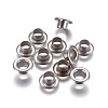 Non-Tarnish European Style 201 Stainless Steel Eyelet Core STAS-E474-09C-P-2