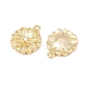 Brass Micro Pave Clear Cubic Zirconia Charms KK-G544-07G-02-2