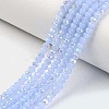 Electroplate Glass Beads Strands EGLA-A034-J8mm-L03-1