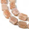 Natural Sunstone Beads Strands G-C098-A12-01-4