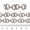 304 Stainless Steel Oval Link Chains CHS-S012-24P-3