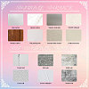 Waterproof Reflective Plastic Mirror Stickers DIY-WH0668-004-5