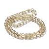 Electroplate Glass Beads Strands EGLA-D030-19I-2