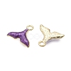 Alloy Enamel Pendants PALLOY-T056-09A-2