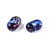 Picasso Spray Painted Glass Seed Beads SEED-T006-04-9-5