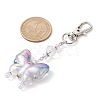 Acrylic Butterfly Pendants Decorations HJEW-JM01595-03-2