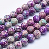 Natural Imperial Jasper Beads Strands X-G-I122-6mm-15-1