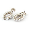 Rhinestone Braided Ear Studs for Women FIND-PW0024-19A-2