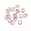 304 Stainless Steel Open Jump Rings STAS-O107-06RG-F-1