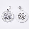 201 Stainless Steel Pendants STAS-N089-40P-2
