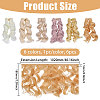 4Pcs 4 Colors High Temperature Fiber Doll Hairs DIY-GL0006-24A-2