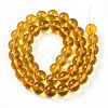Transparent Glass Beads Strands GLAA-T032-T10mm-23-2