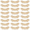 24Pcs Rack Plating Brass Beads KK-BBC0007-57-1