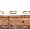 Soldered Brass Paperclip Chains CHC-D025-03G-5