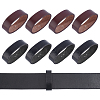 4Bags 2 Colors Cowhide Belt Loop Keepers FIND-PH0061-98A-1