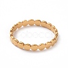 Ion Plating(IP) 201 Stainless Steel Oval Wrap Finger Ring for Women RJEW-J051-23G-2