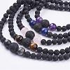Natural Gemstone Beaded Necklaces NJEW-JN01940-1