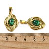 Synthetic Malachite Pendants STAS-U024-15G-07-3