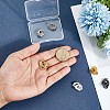 6Pcs 6 Colors Brass Beads KK-PH0014-62-3