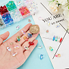 AHADERMAKER 200Pcs 10 Styles Transparent Glass Charms GLAA-GA0001-67-3