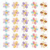 50Pcs 5 Colors Opaque Resin Cabochons RESI-TA0004-93-2