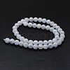 Electroplated Natural Crackle Quartz Crystal Beads Strands G-K285-08-6mm-2