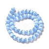 Natural Selenite Beads Strands G-P493-01E-3